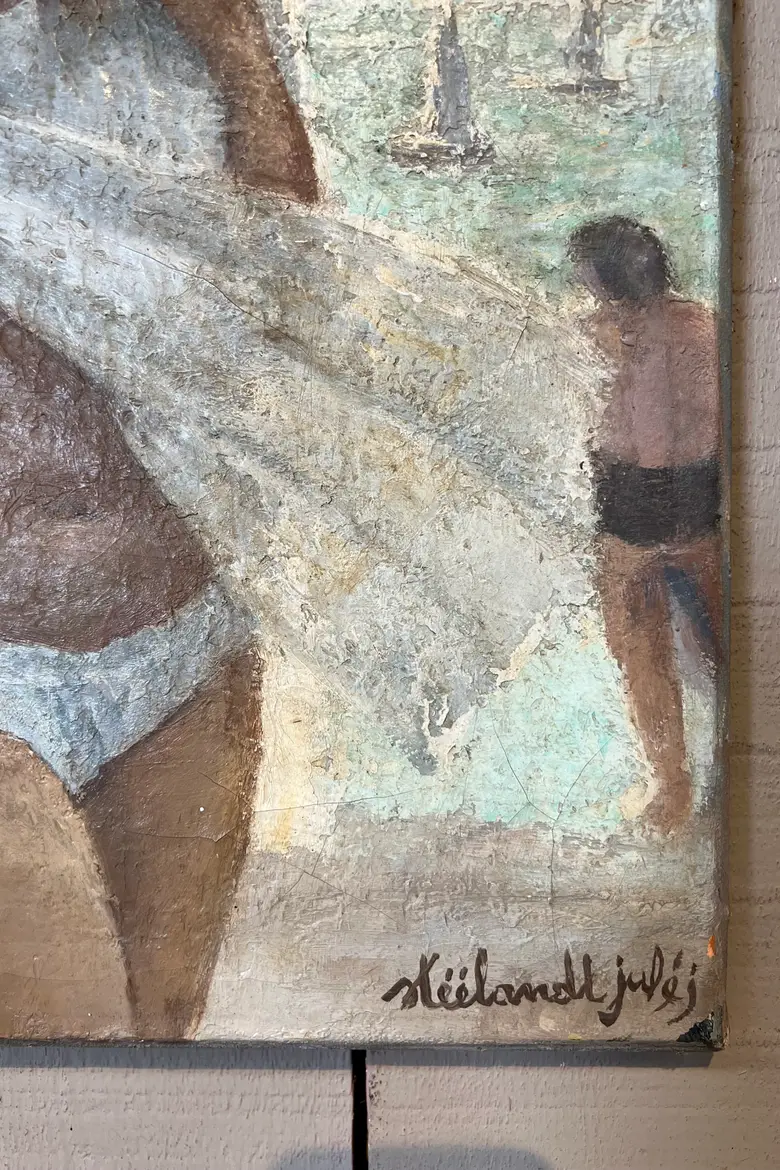 Tableau huile sur toile – Années 50