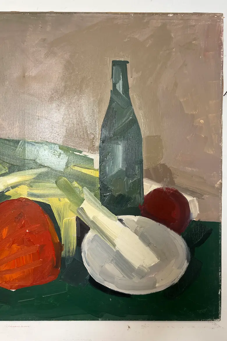 Tableau moderne années 70 – signé Guinand