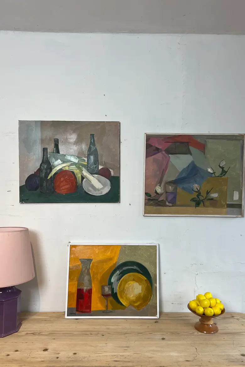 Tableau moderne années 70 – signé Guinand