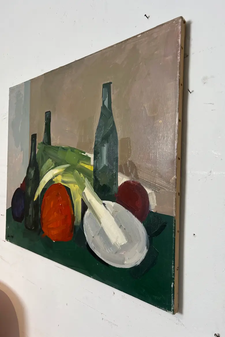 Tableau moderne années 70 – signé Guinand