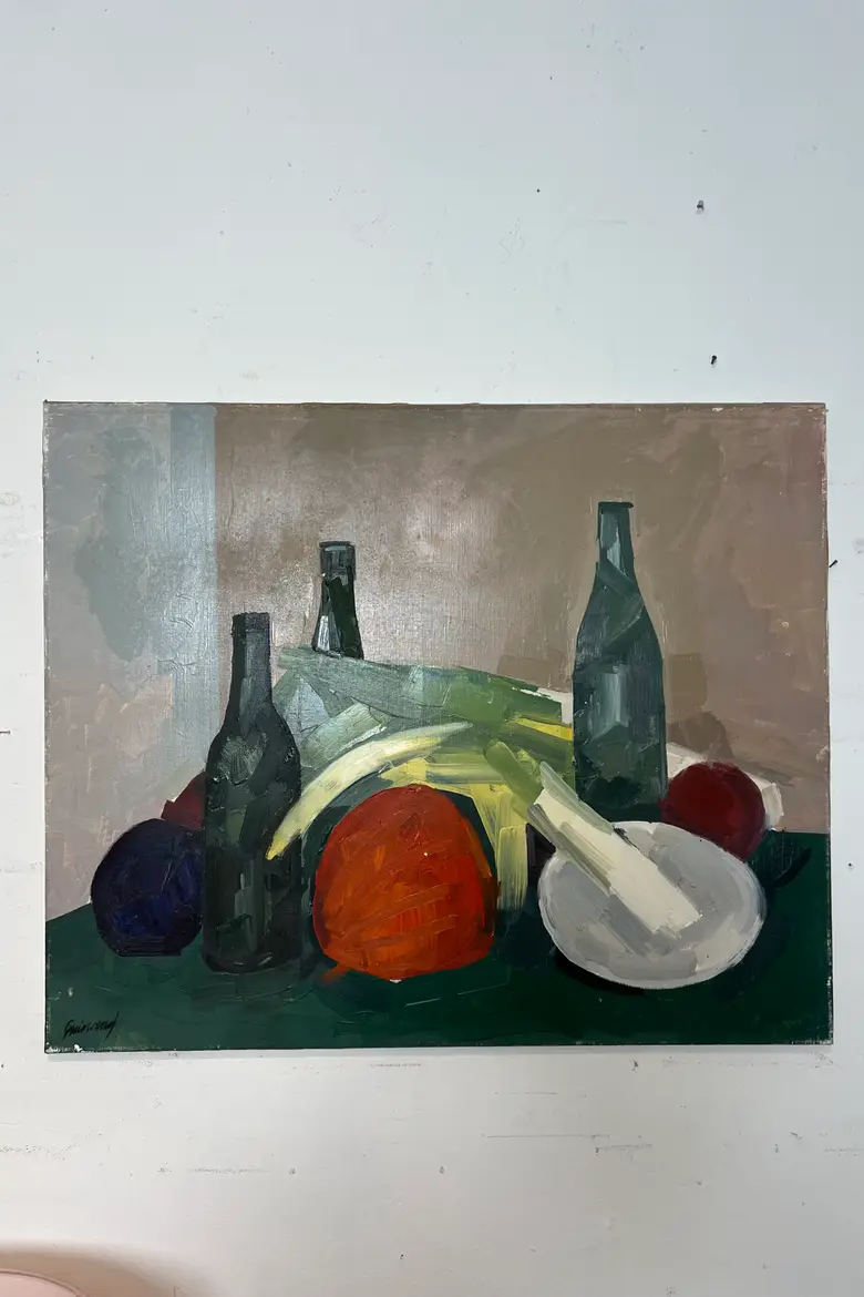 Tableau moderne années 70 – signé Guinand