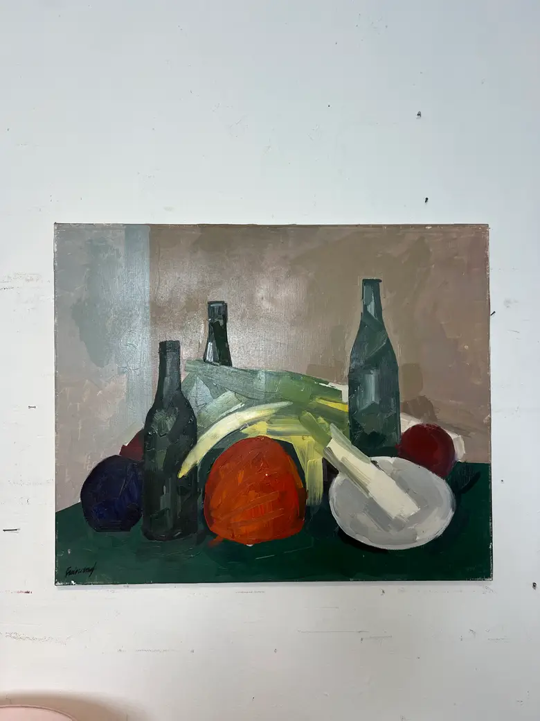 Tableau moderne années 70 – signé Guinand