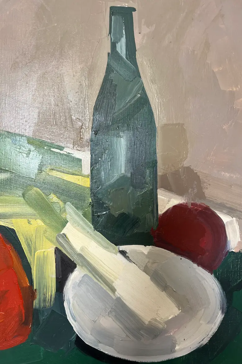 Tableau moderne années 70 – signé Guinand