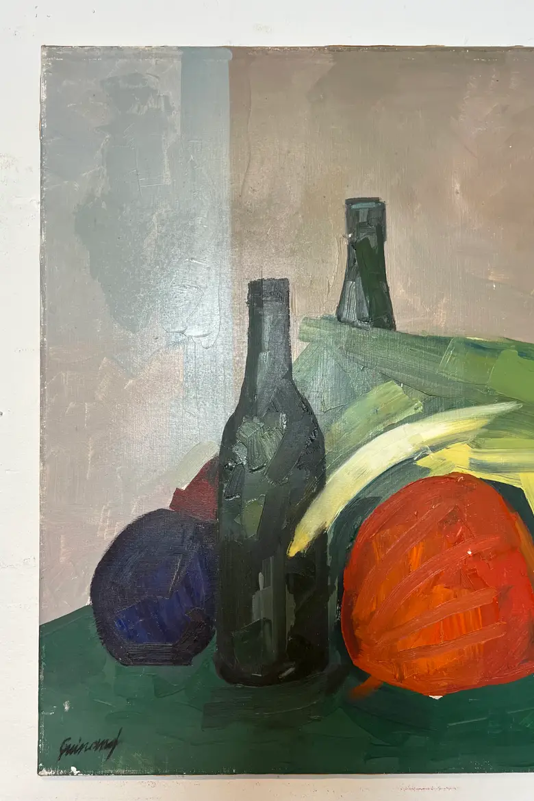 Tableau moderne années 70 – signé Guinand