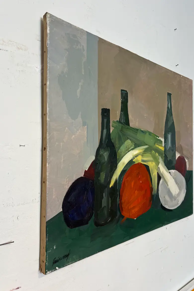 Tableau moderne années 70 – signé Guinand