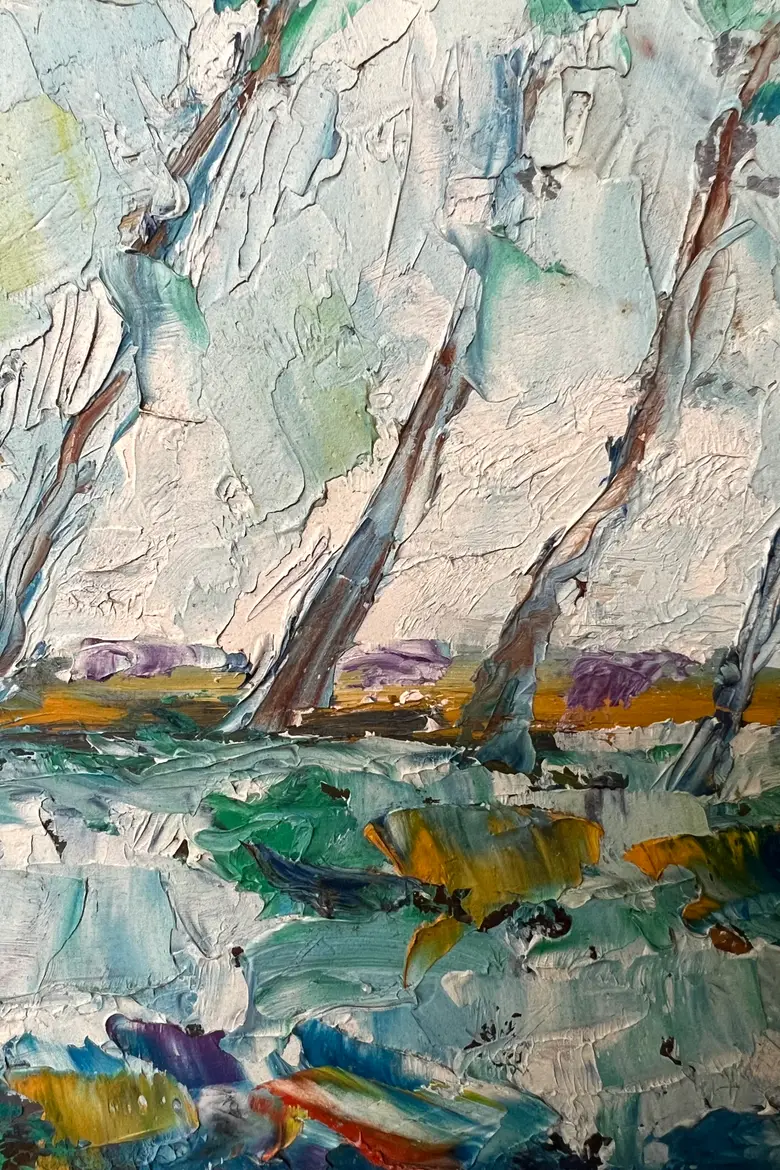 Tableau paysagiste Années 50