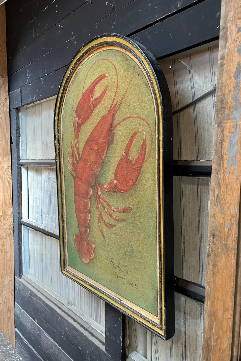 Tableau reproduction  homard Années 2000