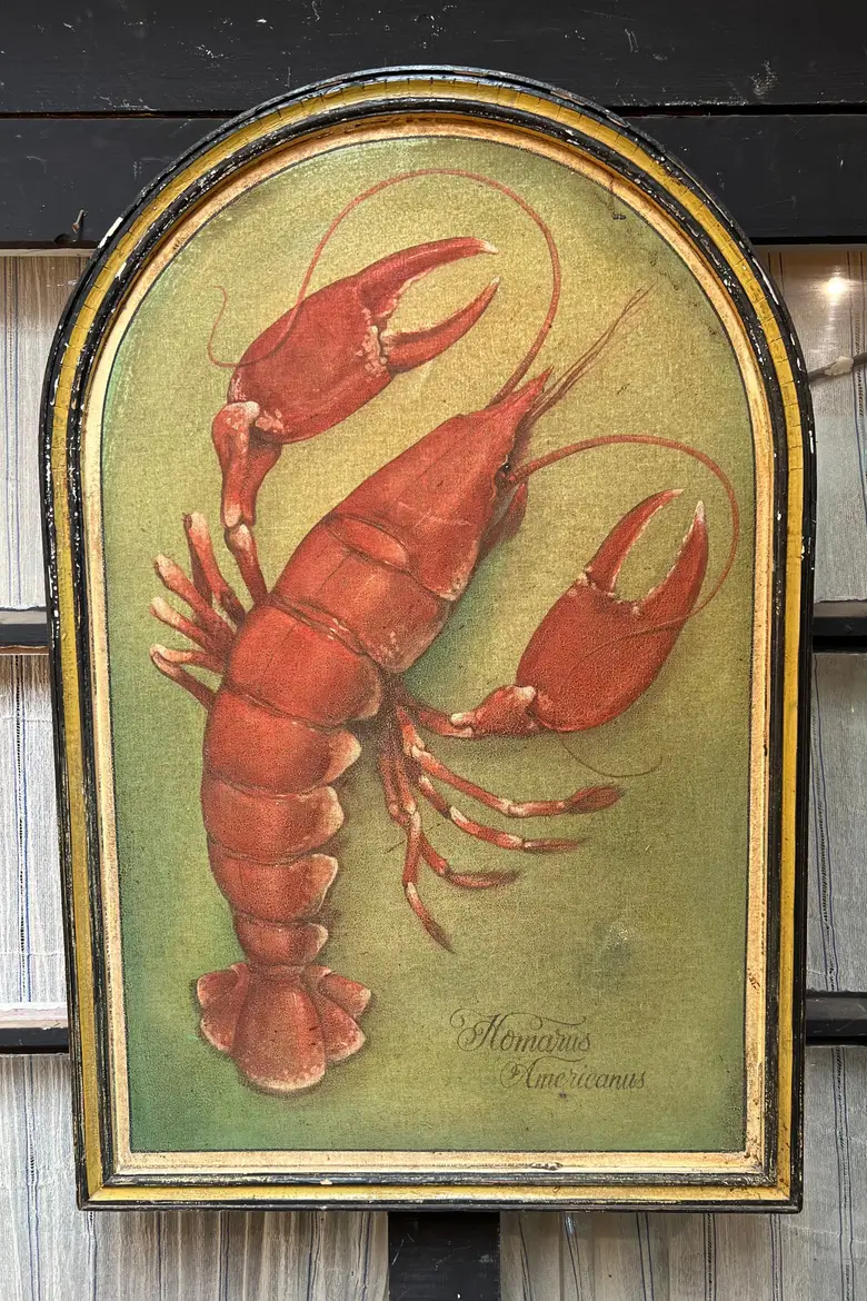 Tableau reproduction  homard Années 2000