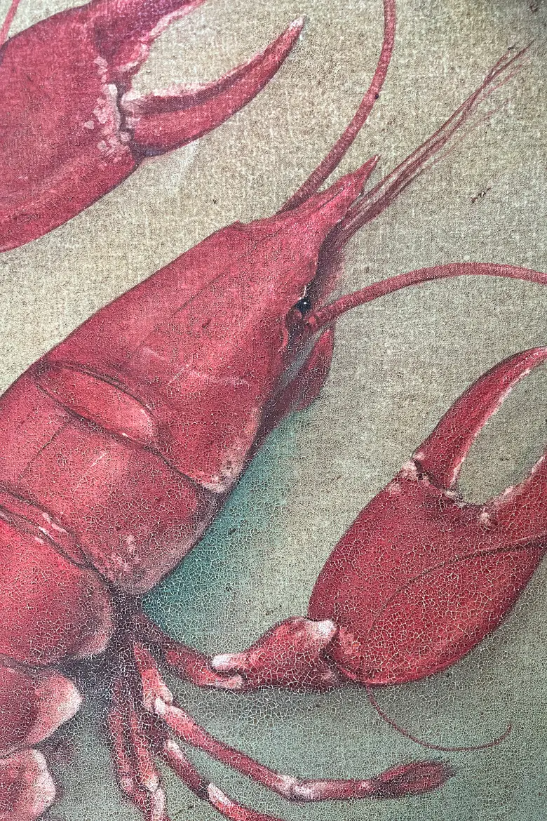 Tableau reproduction  homard Années 2000