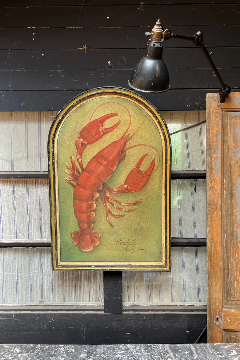 Tableau reproduction  homard Années 2000