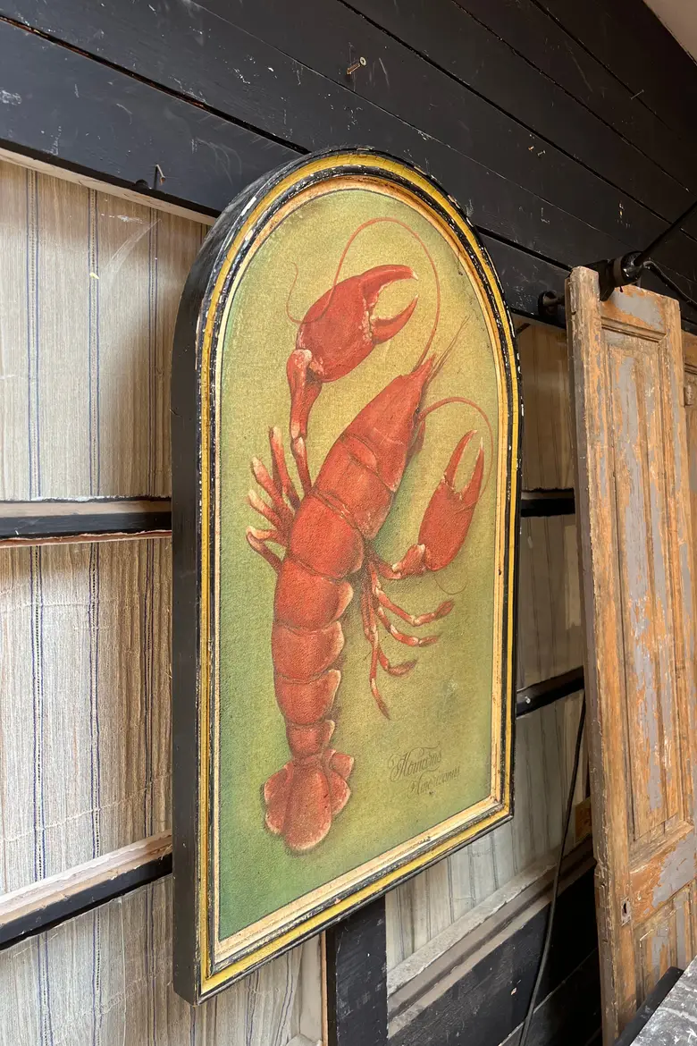 Tableau reproduction  homard Années 2000