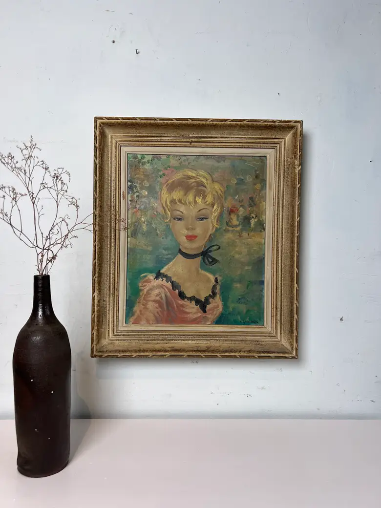 Tableau signé Gouerlain – Années 50 — Tableau signé Gouerlain – Années 50