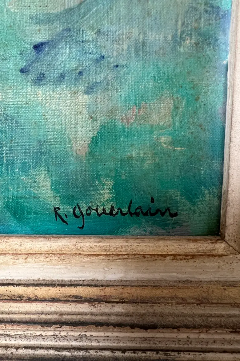 Tableau signé Gouerlain – Années 50 — Tableau signé Gouerlain – Années 50