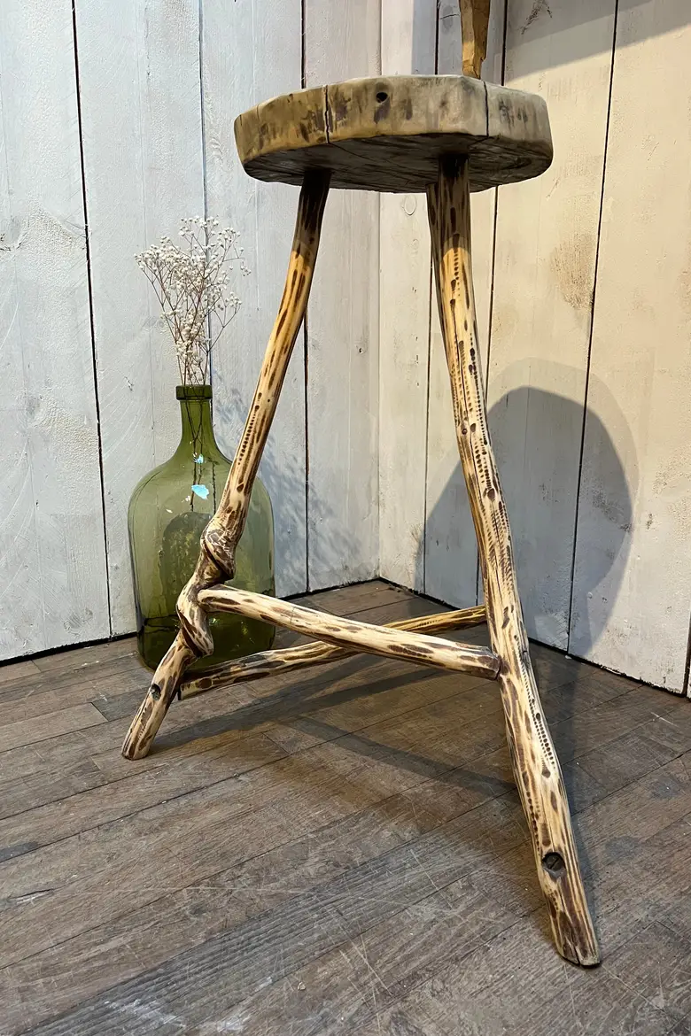 Tabourets art populaire Début XXème