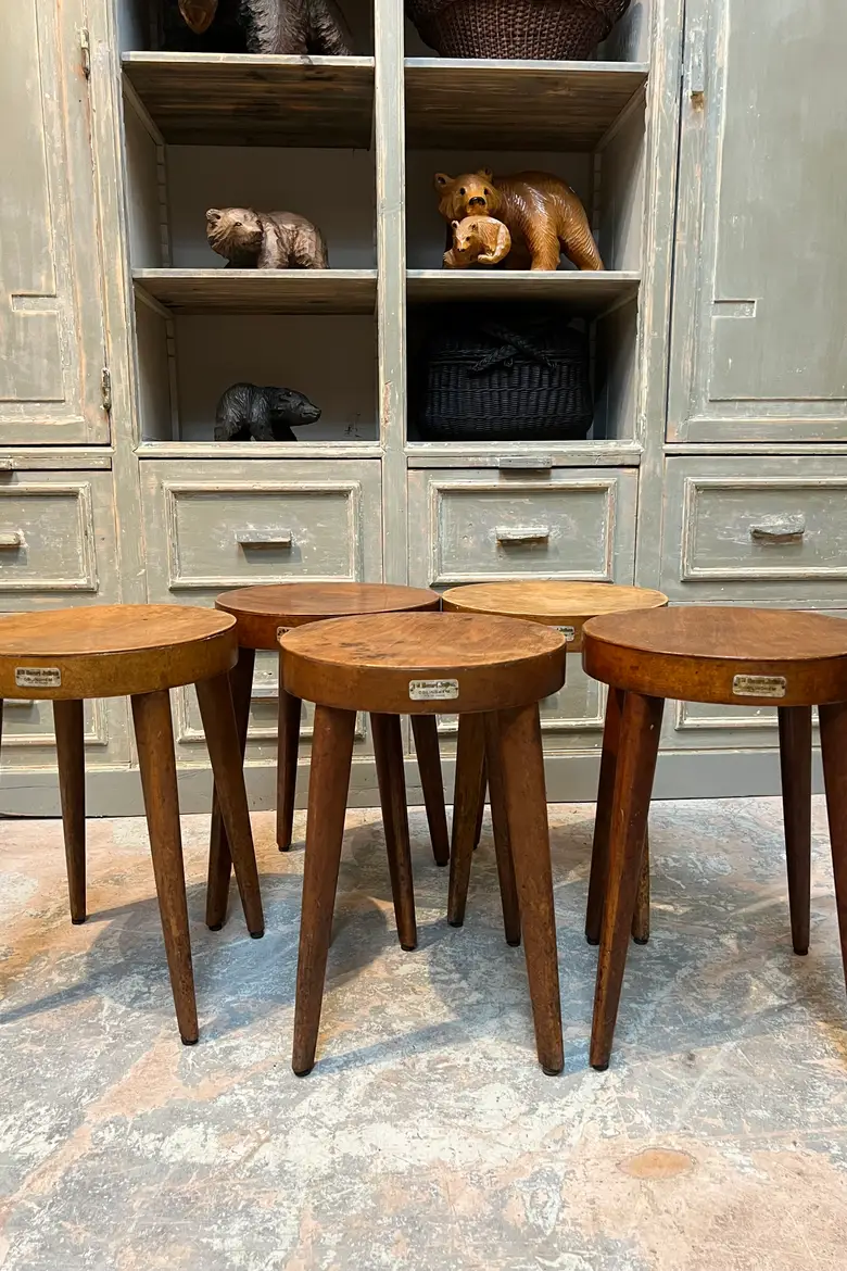 Tabourets de bistrot Baumann