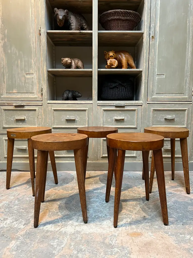 Tabourets de bistrot Baumann