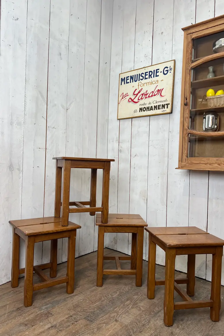 Tabourets en chêne (vendus à l’unité)