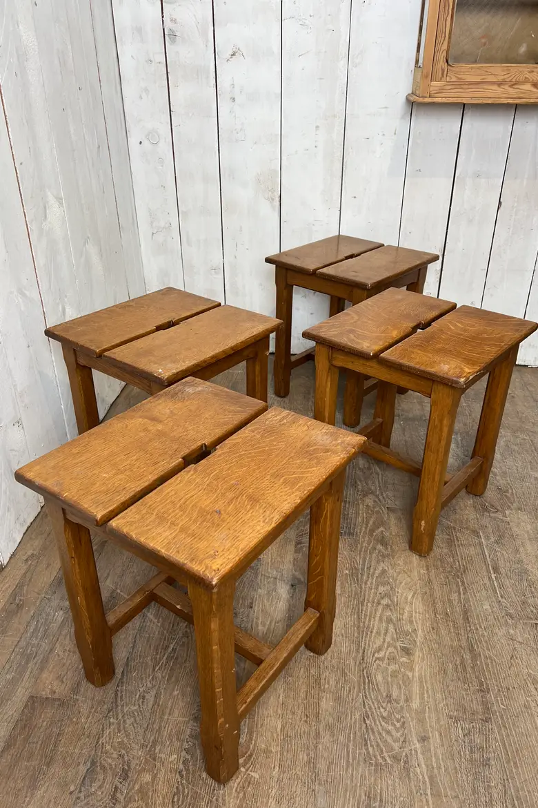 Tabourets en chêne (vendus à l’unité)