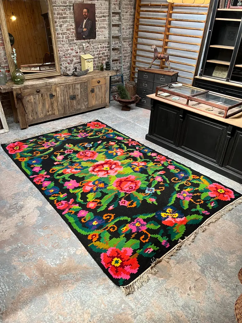 Tapis kilim Moldave XXème
