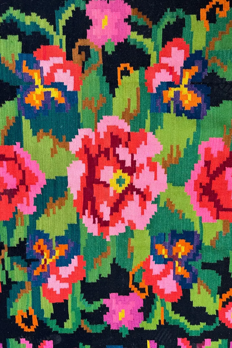 Tapis kilim Moldave XXème