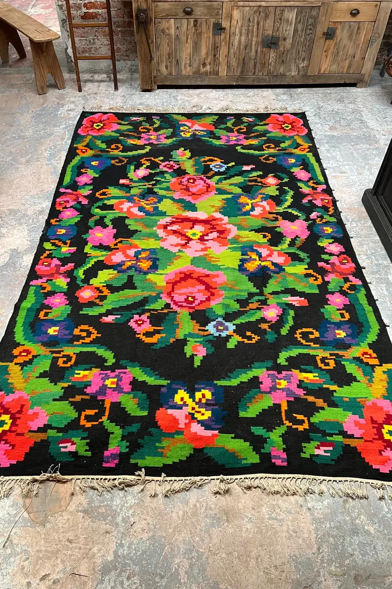 Tapis kilim Moldave XXème
