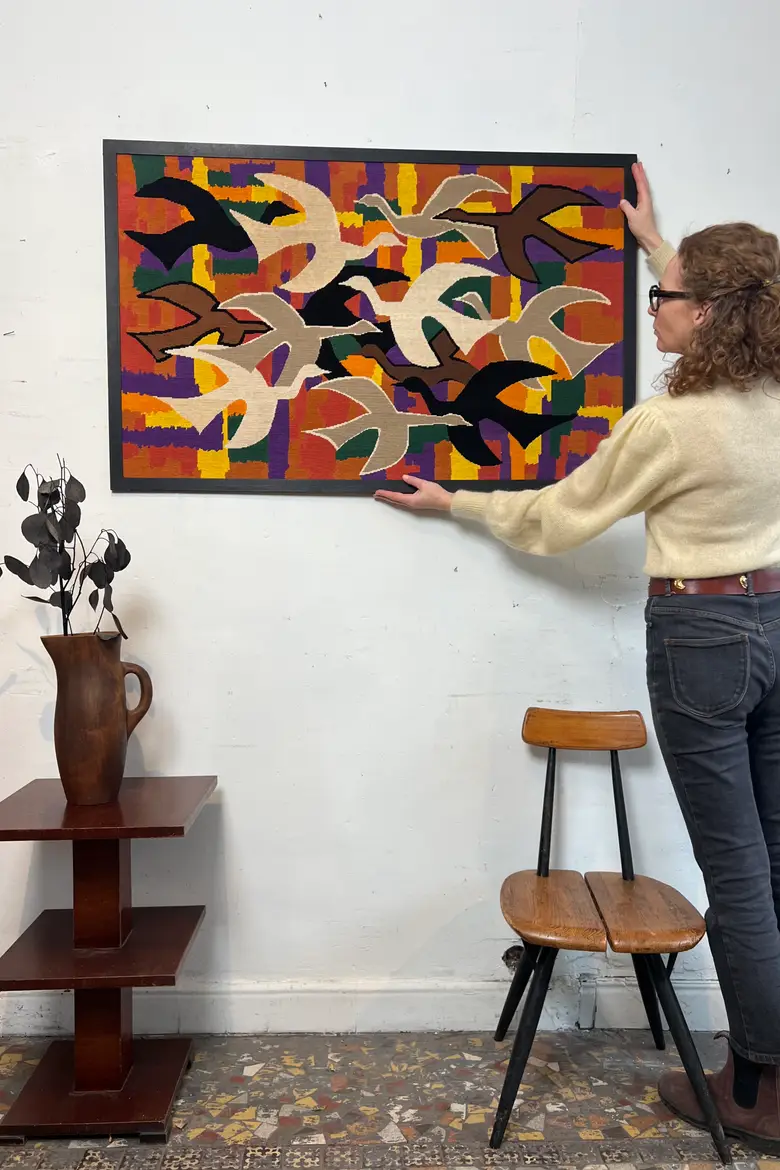 Tapisserie années 80