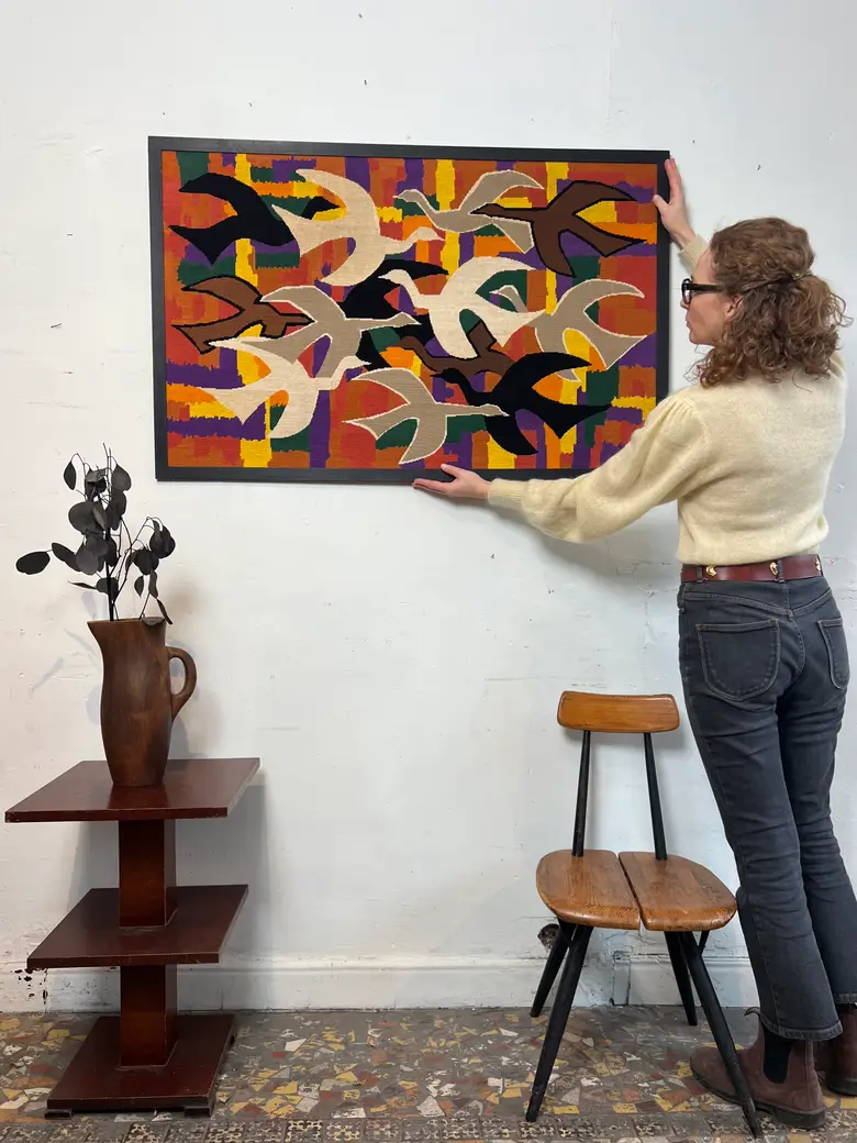 Tapisserie années 80