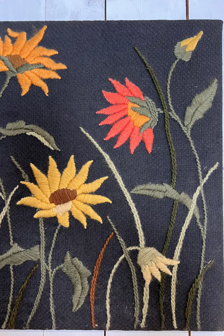 Tapisserie vintage en laine