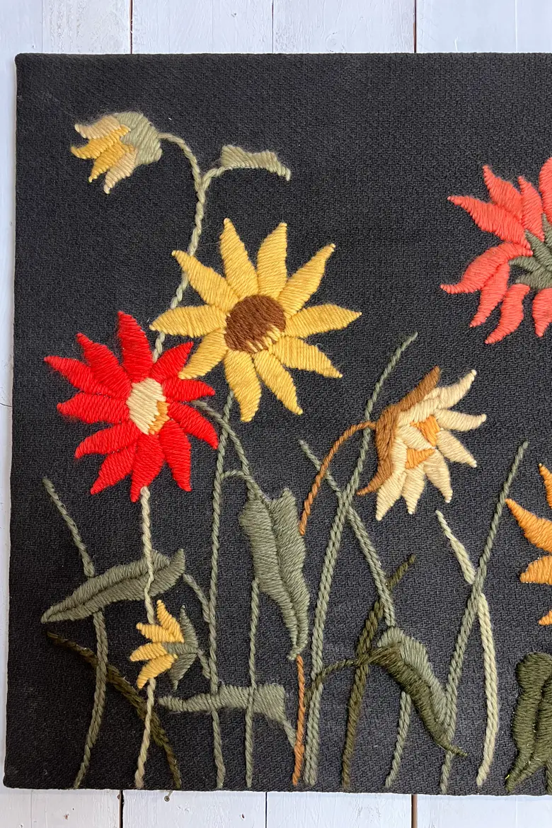 Tapisserie vintage en laine