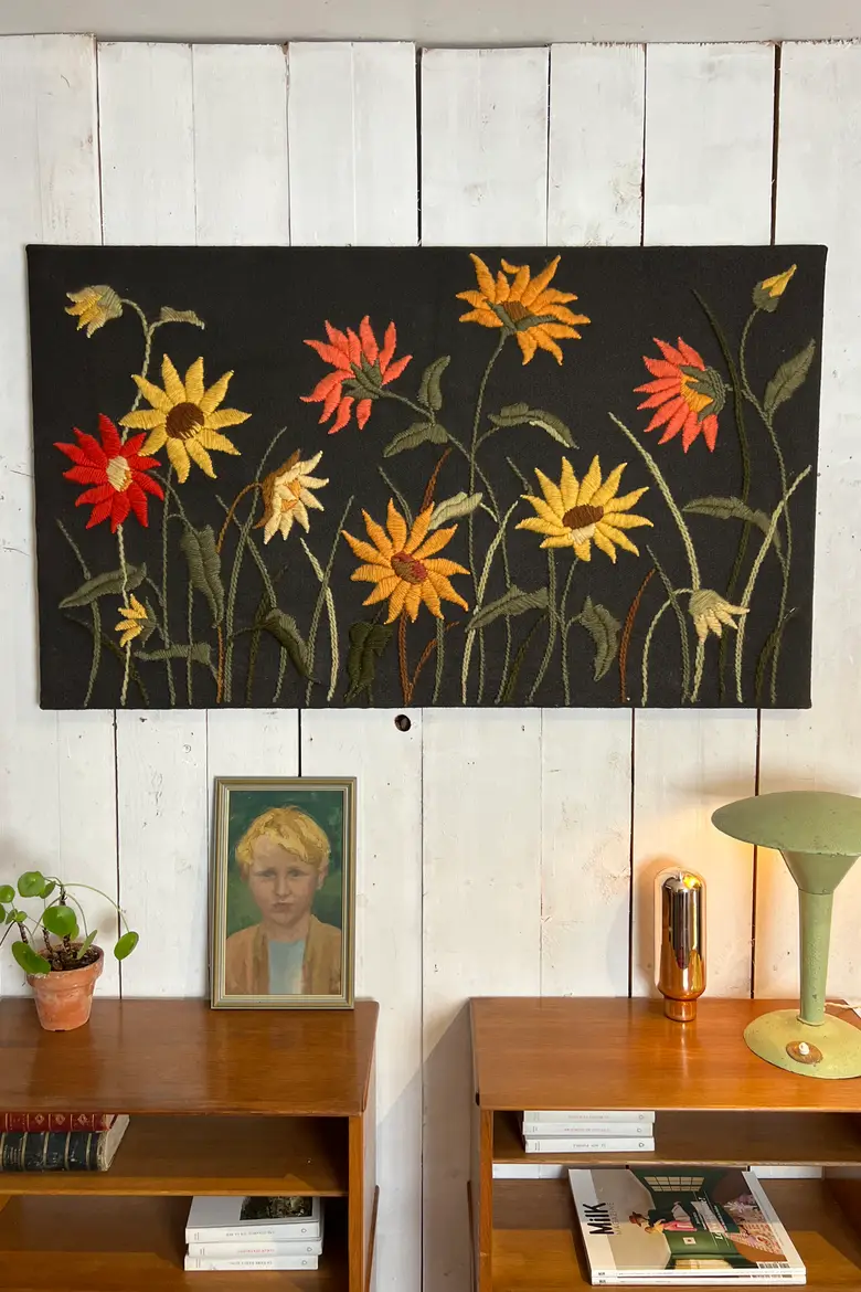 Tapisserie vintage en laine