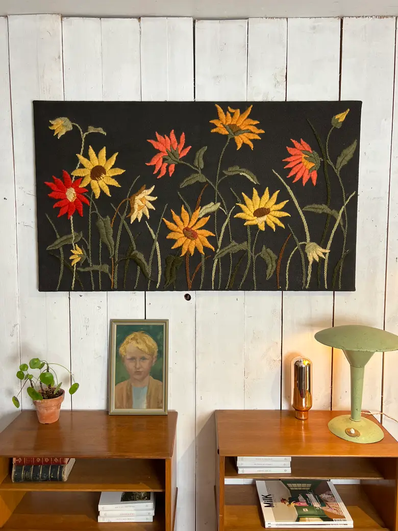Tapisserie vintage en laine