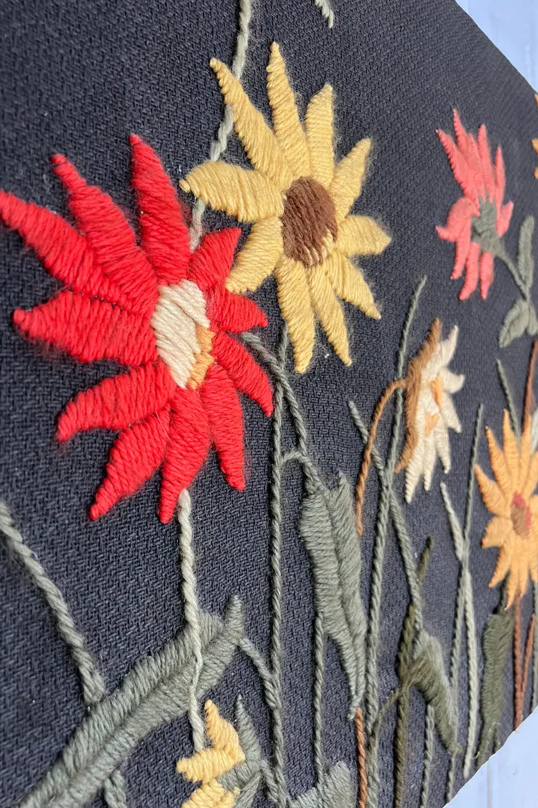 Tapisserie vintage en laine