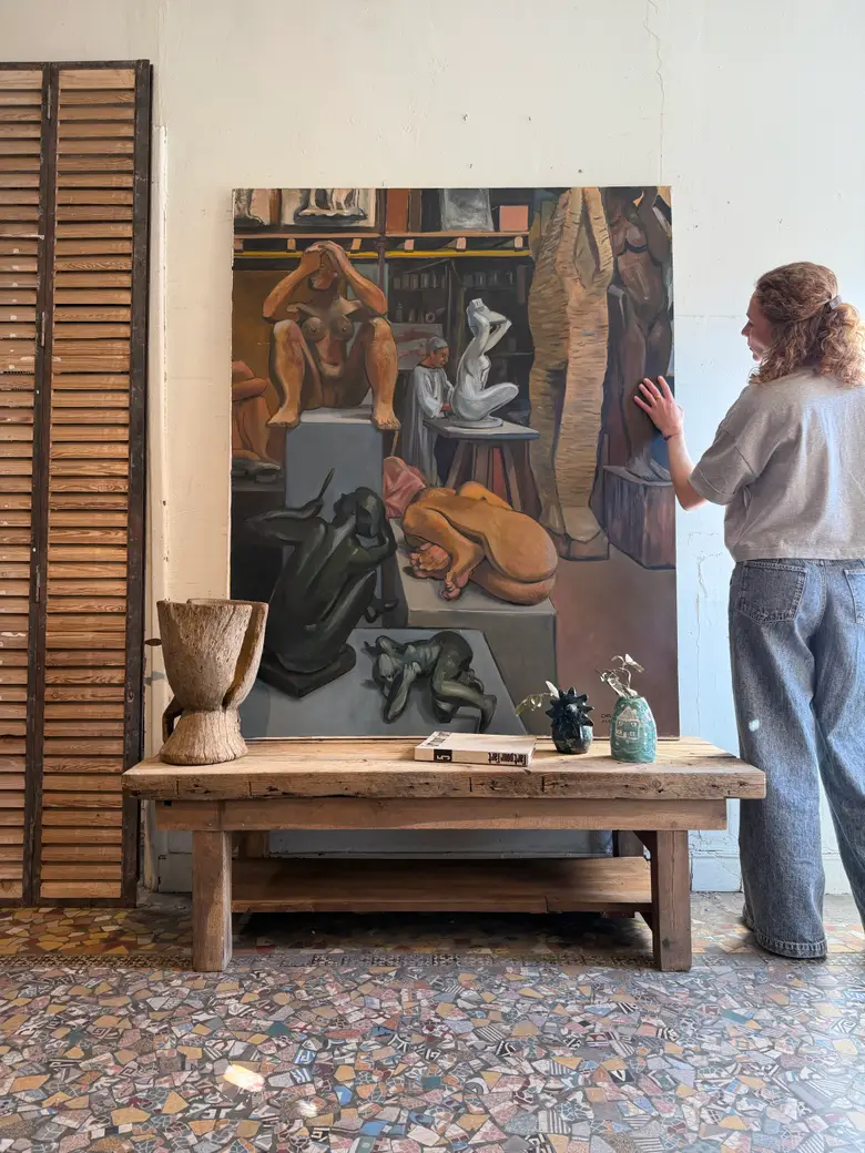Très grand tableau – Atelier de sculpture, 1996 — Très grand tableau – Atelier de sculpture, 1996
