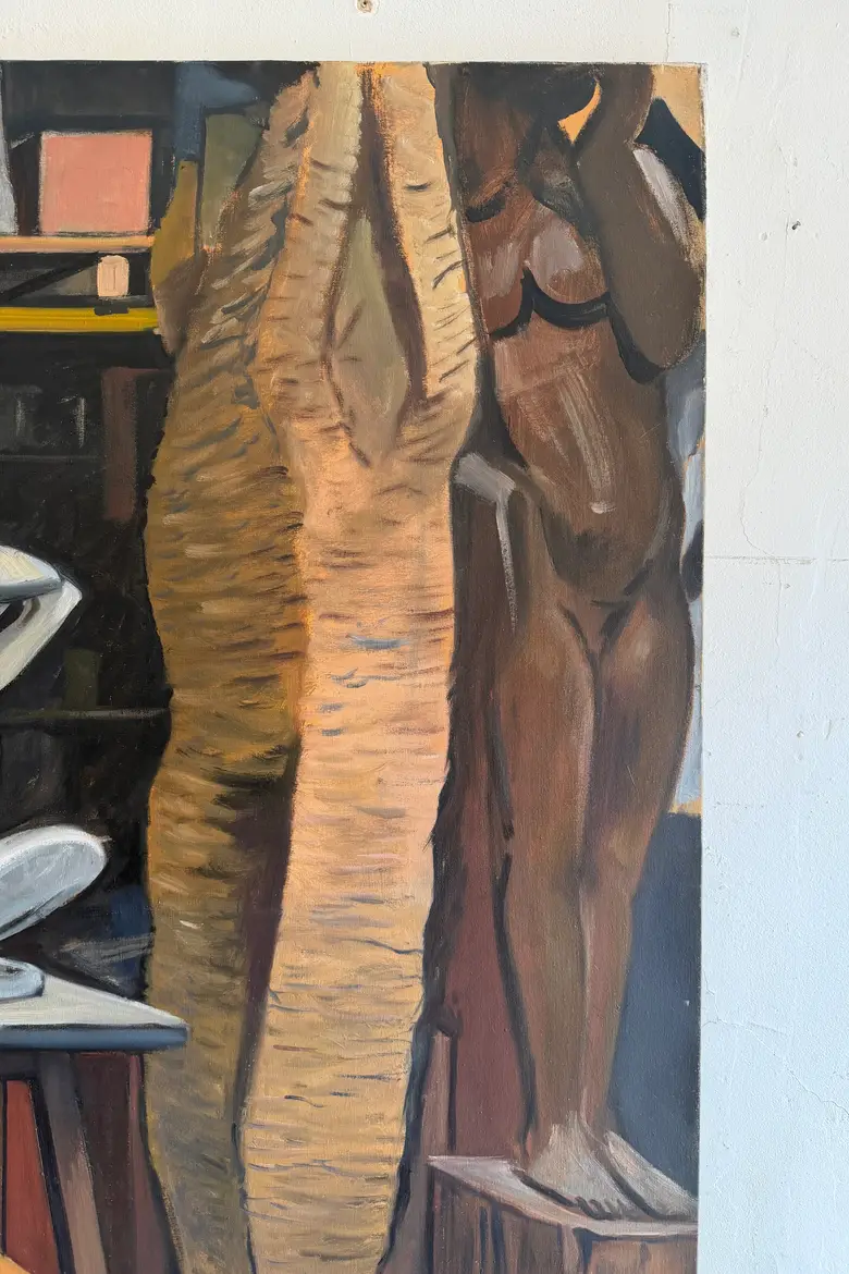 Très grand tableau – Atelier de sculpture, 1996