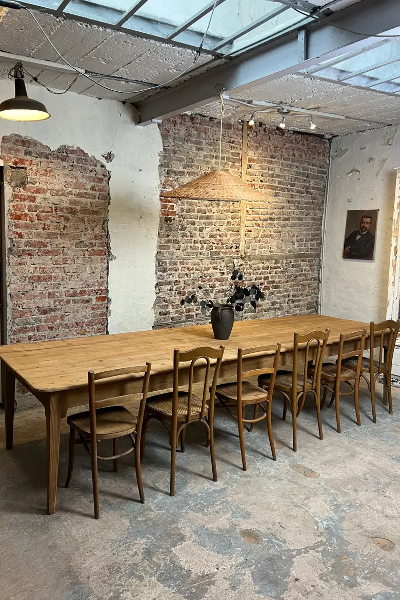 Très grande table d’atelier – 3m50