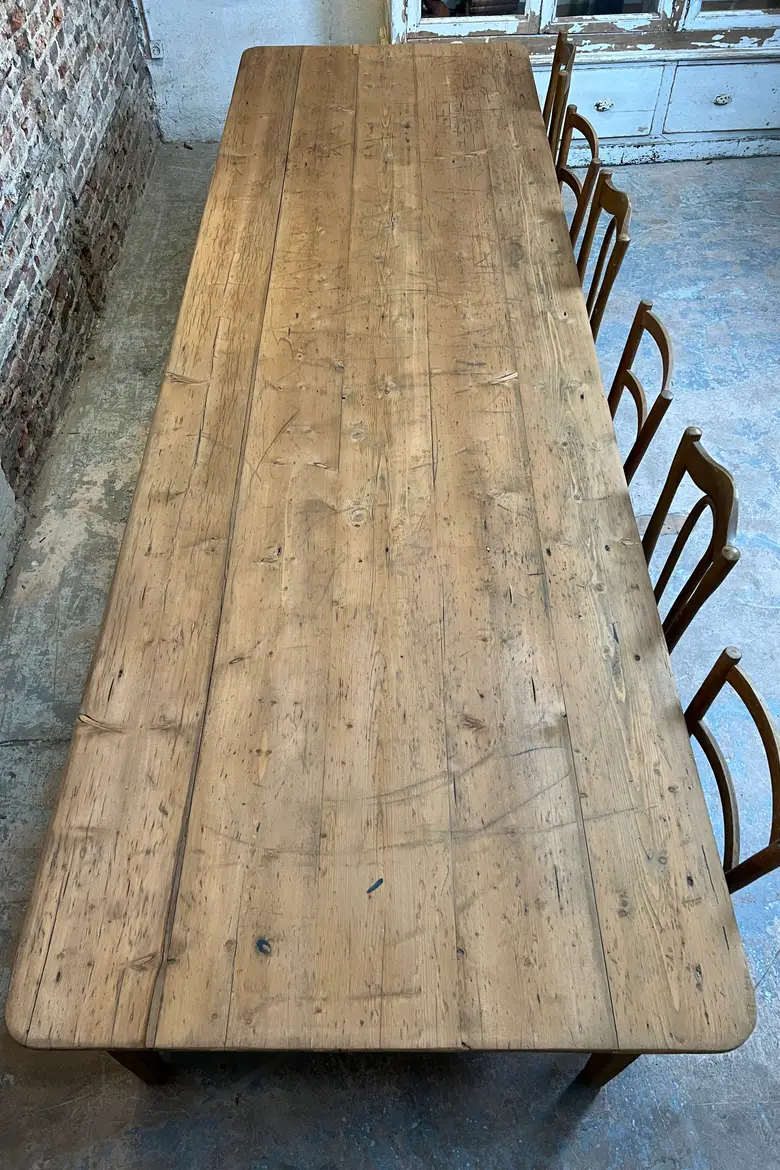 Très grande table d’atelier – 3m50