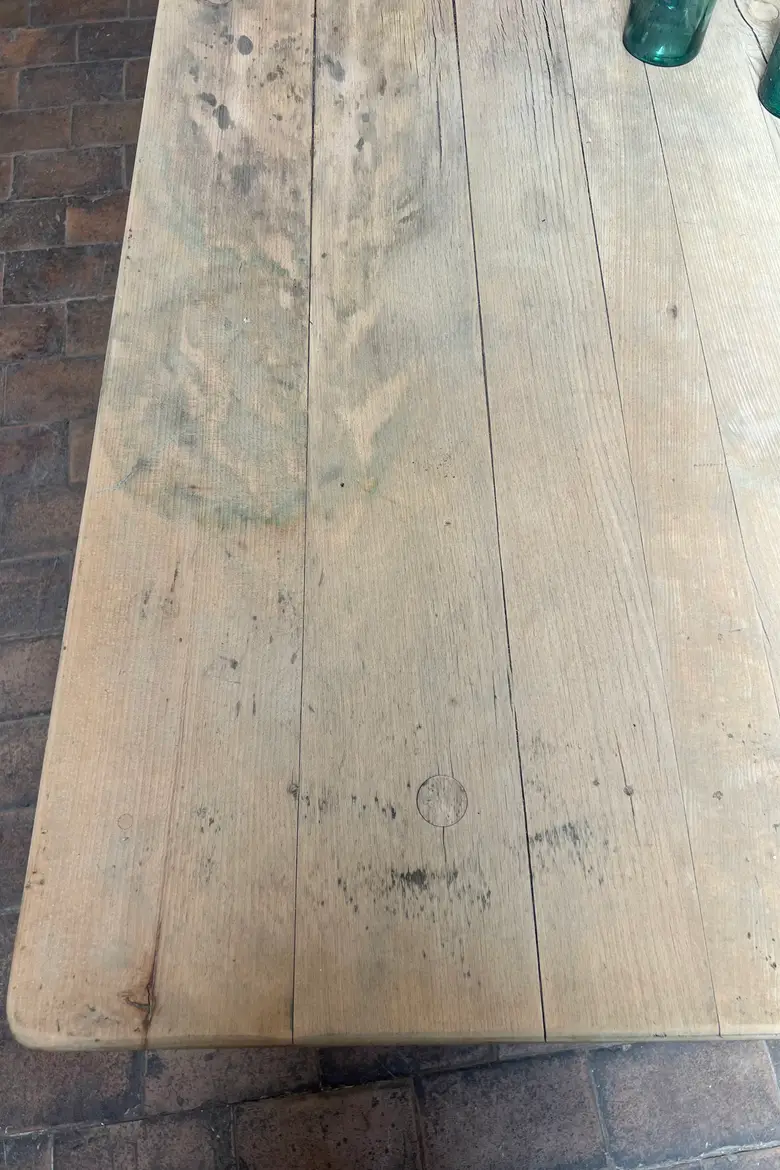 Très grande table de drapier début XXe