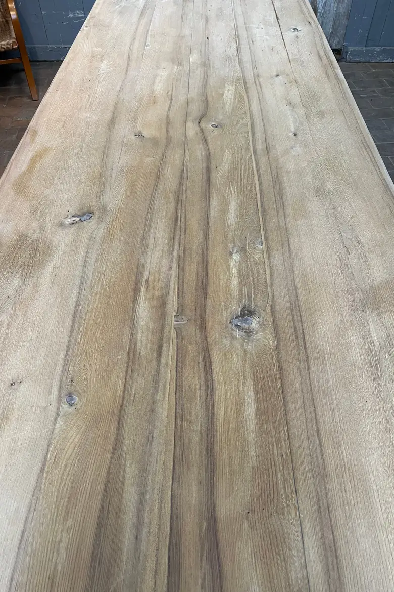 Très grande table de monastère en chêne Début XXème