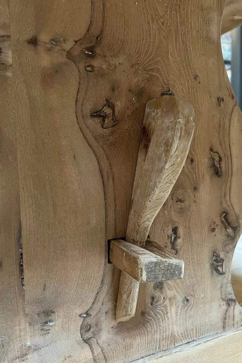 Très grande table de monastère en chêne Début XXème