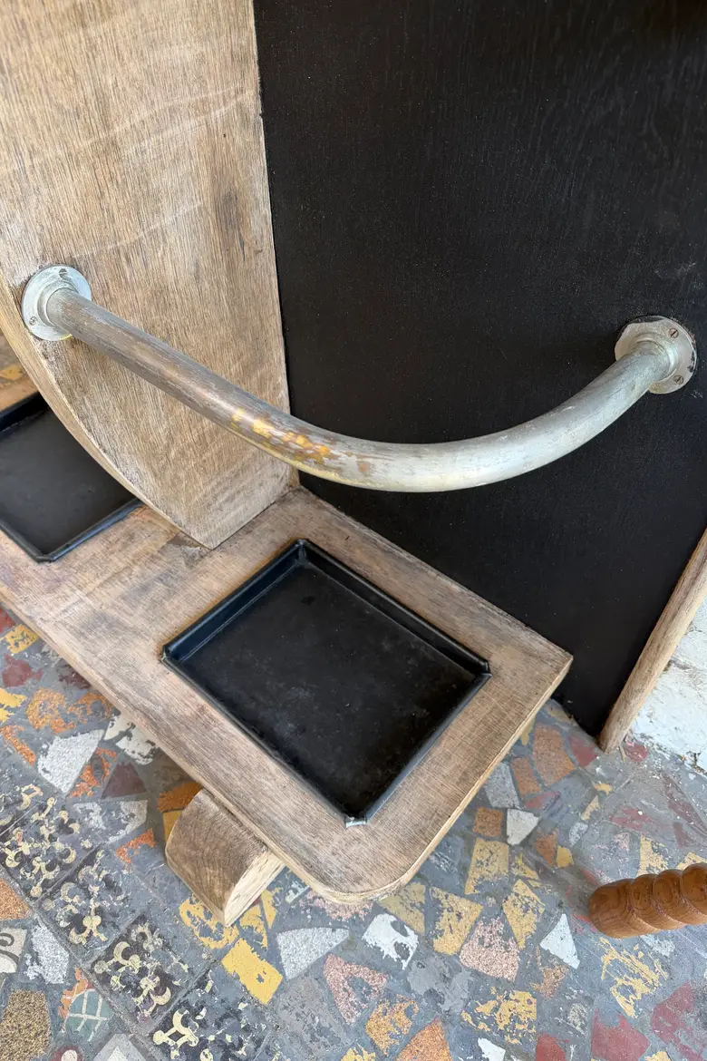 Vestiaire Art Déco en chêne – années 30