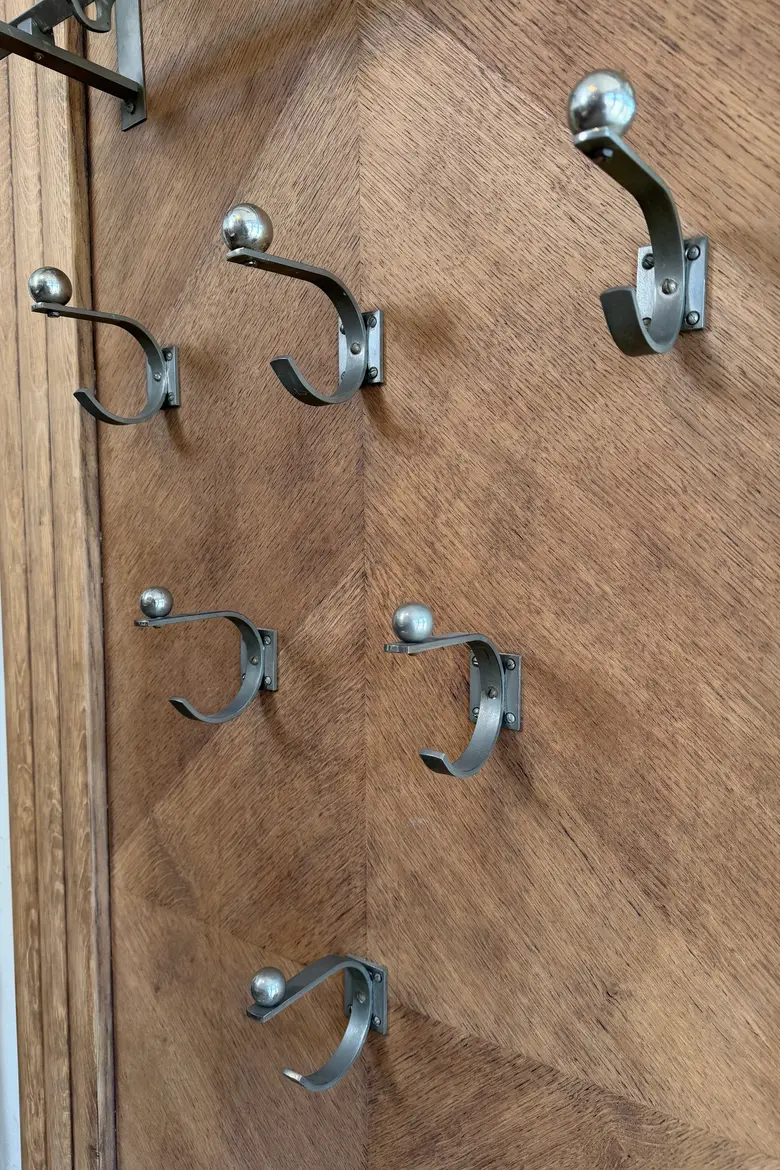 Vestiaire d’entrée Art Déco en chêne – années 30