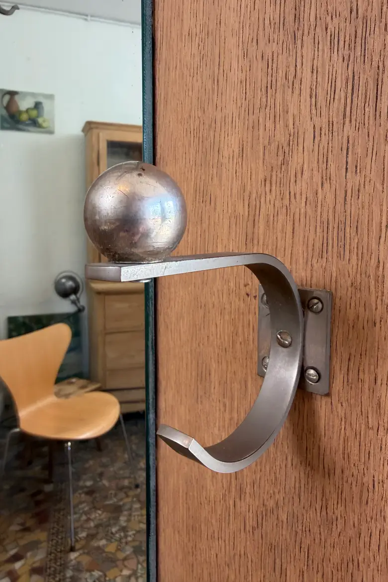 Vestiaire d’entrée Art Déco en chêne – années 30