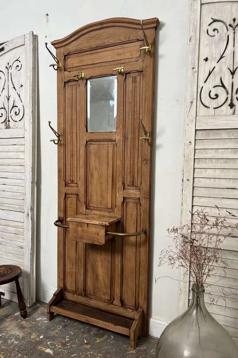 Vestiaire d’entrée en chêne
