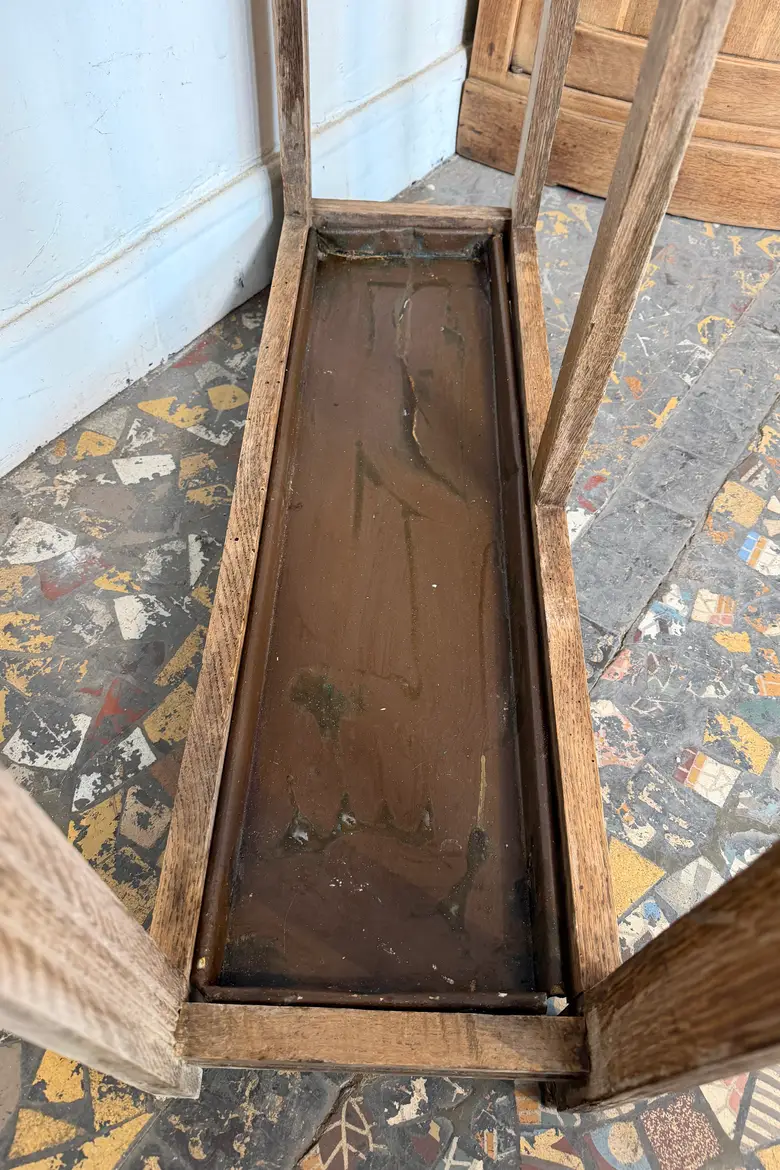 Vestiaire d’entrée en chêne – début du 20ᵉ siècle