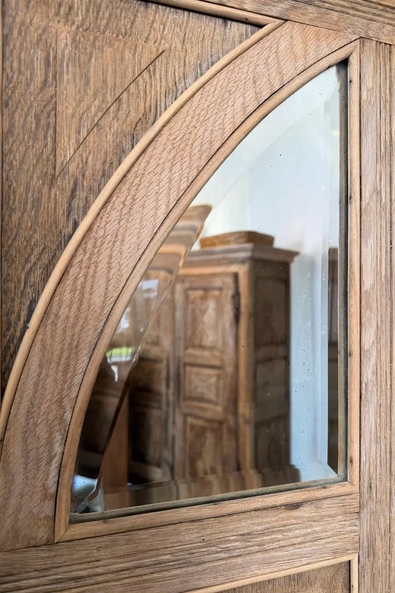Vestiaire d’entrée en chêne — début XXe