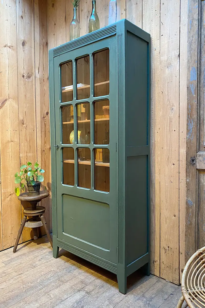 Vitrine en bois Années 50