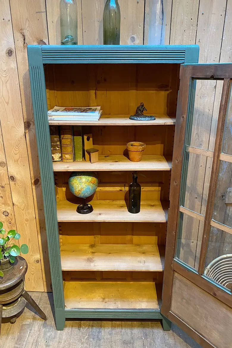 Vitrine en bois  Années 50