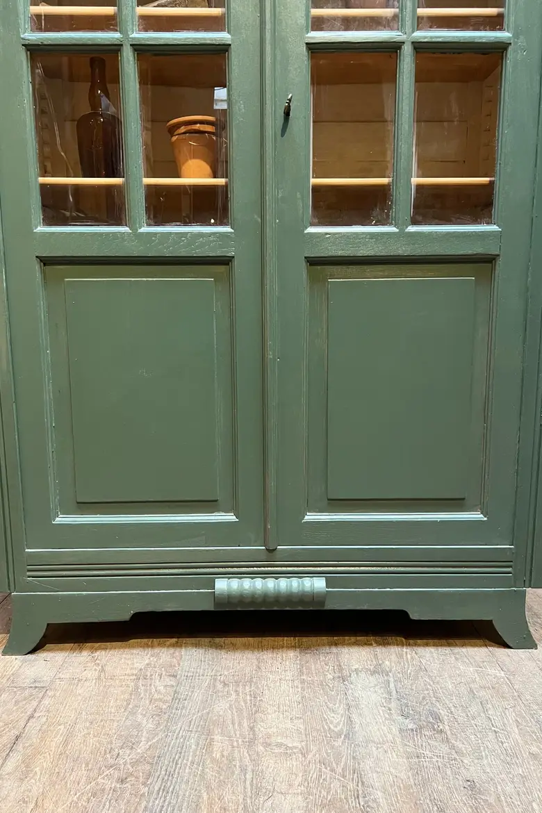Vitrine en bois des années 50