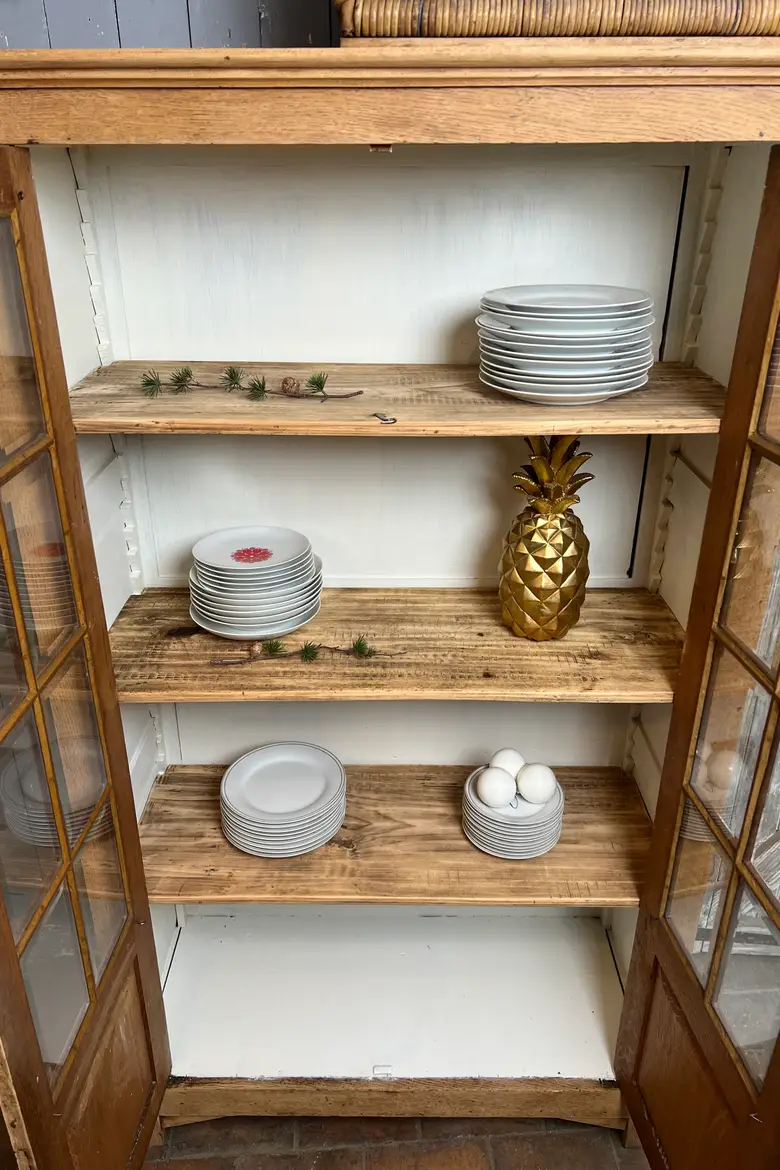 Vitrine en chêne