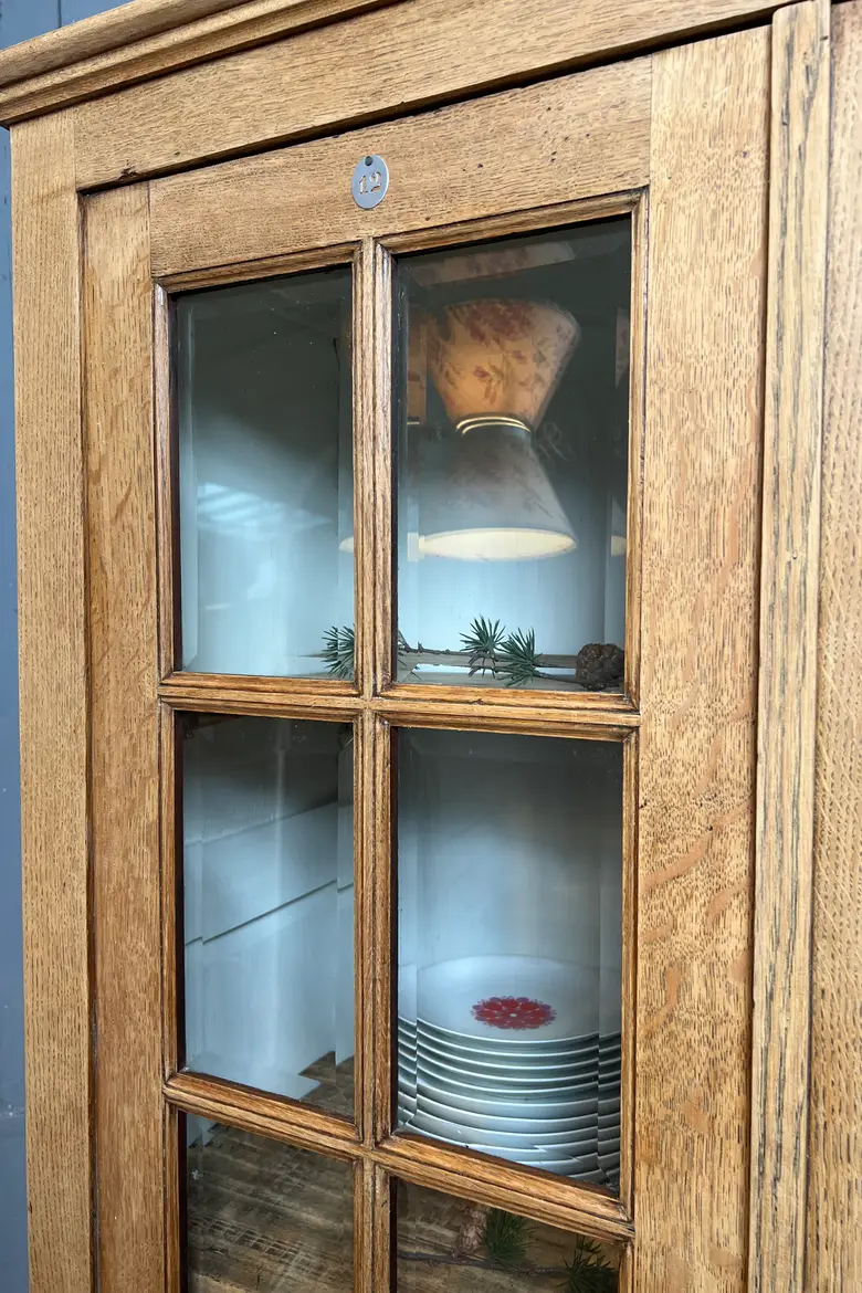 Vitrine en chêne